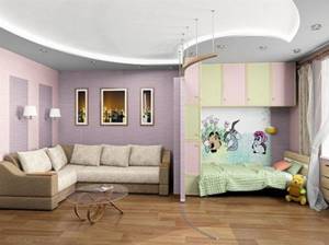 Дизайн интерьера квартиры с детской