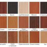 Классические цвета МДФ