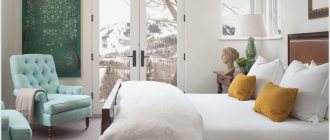 Armchair for the bedroom - types of models and selection rules