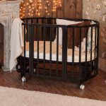round baby crib