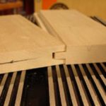 The groove in the tongue-groove connection is made with dimensions of 10x10 mm or 15x15 mm, a size of 6-8 mm is allowed when using thin boards