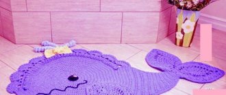 Схемы ковров крючком из шнура и из пакетов с описанием и фото