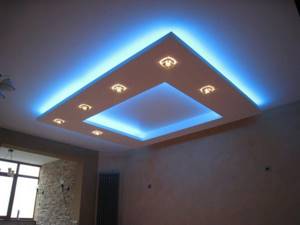 светодиодная подсветка на потолке